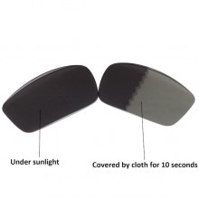 Walleva Transition/Photochromic Polarized Replacement Lenses for Oakley New Square Wire Sunglasses